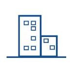 Icône représentant les solutions de bornes de recharge pour entreprises et commerces