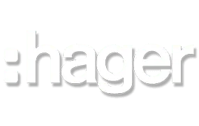 Logo Hager, fabricant de solutions électriques et de bornes de recharge